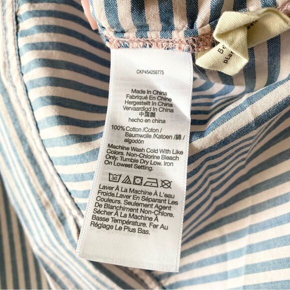 Madewell Lakeline Button-Up Shirt in Stripe-Play XS - Picture 7 of 7
